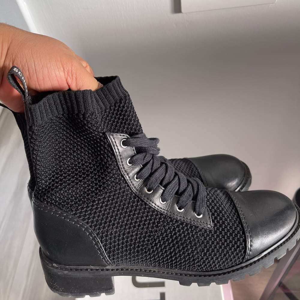 Schutz Aimee Printed Combat Boots in Size 8.5 - Picture 5 of 9